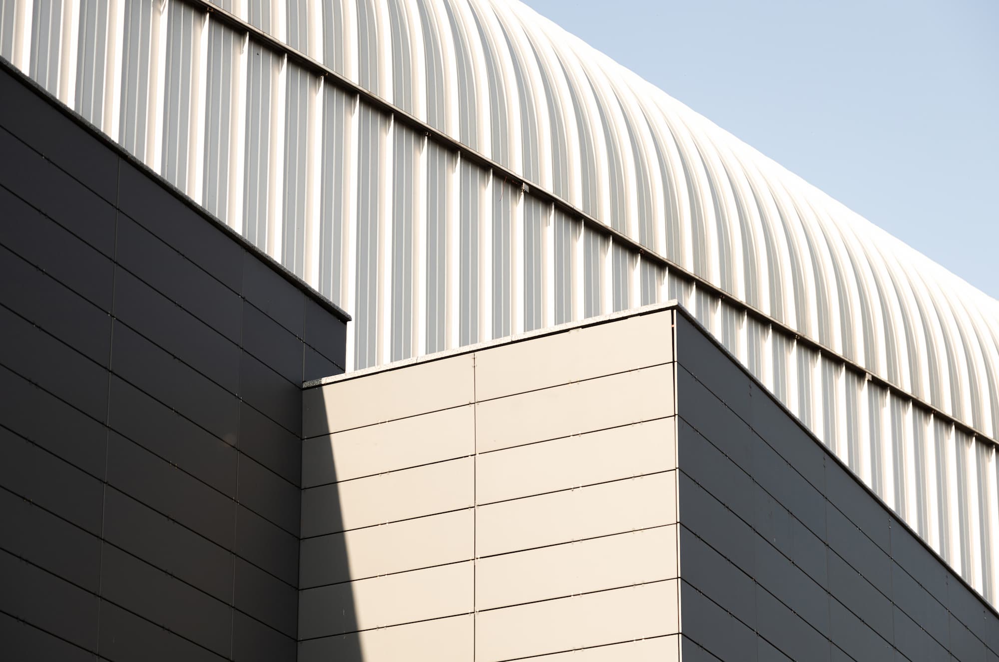 outside view of building with metal walls
