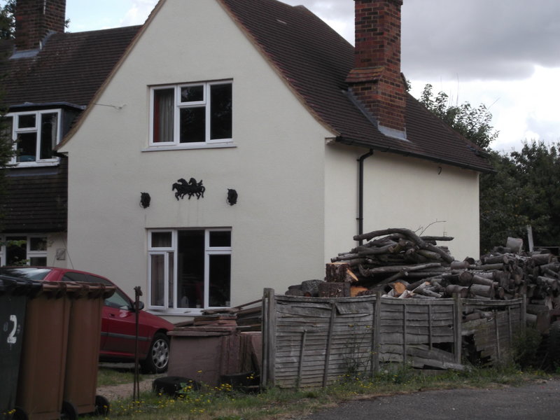 house with rendered walls